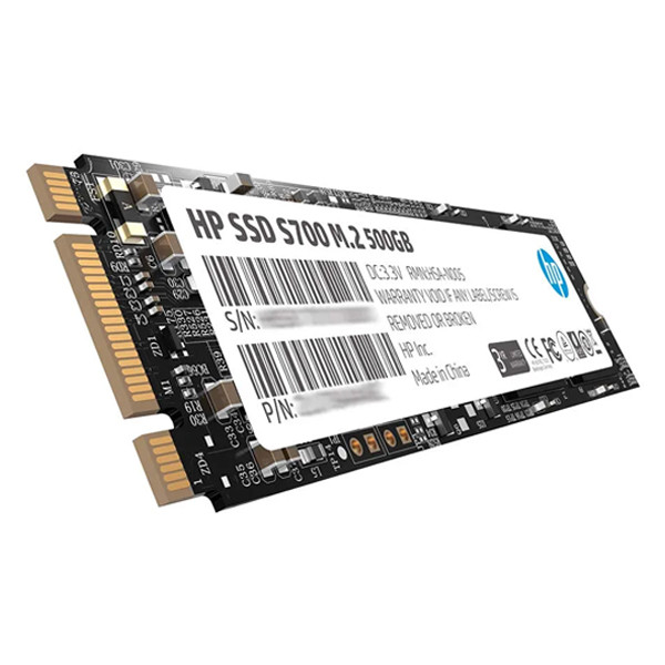 HP S700 500GB SATA III M.2 2280 3D TLC NAND Internal SSD Up to 2240 MB/s for Laptop/Desktop PC - 2LU80AA#UUF